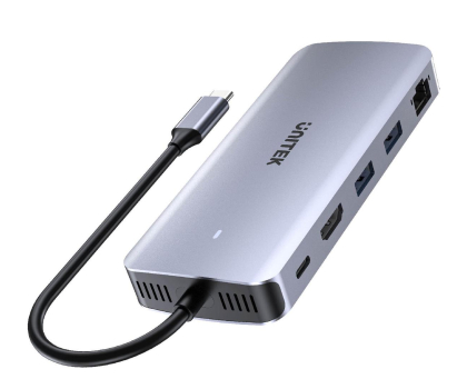 Akcesoria UNITEK Hub USB-C 10 Gbps Slot M.2, HDMI D1120A01